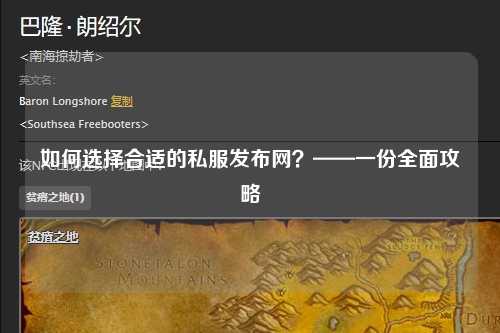 如何選擇合適的私服發(fā)布網？——一份全面攻略